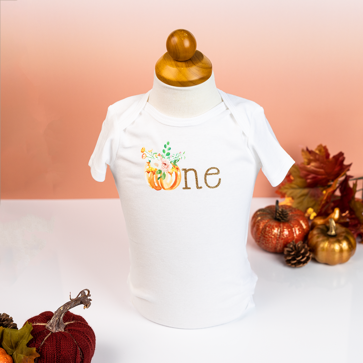 Birthday Shirt | One Floral Pumpkin