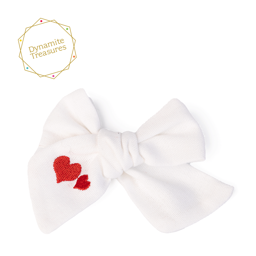 Penelope Bow | Linen Hearts