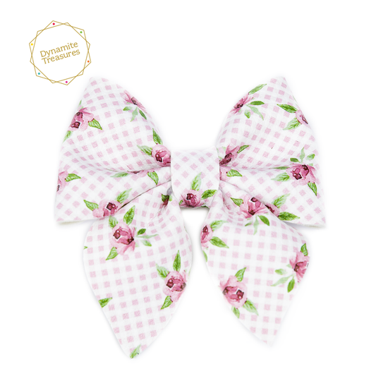 Ariel Bow | Rose Gingham