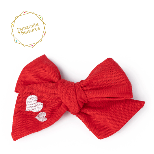 Penelope Bow | Linen Hearts