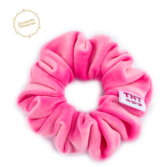 Basic Scrunchie | Bubble Gum Minky